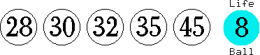 28 30 32 35 45 (08)