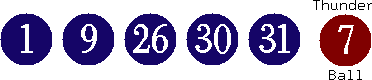 01 09 26 30 31 (07)